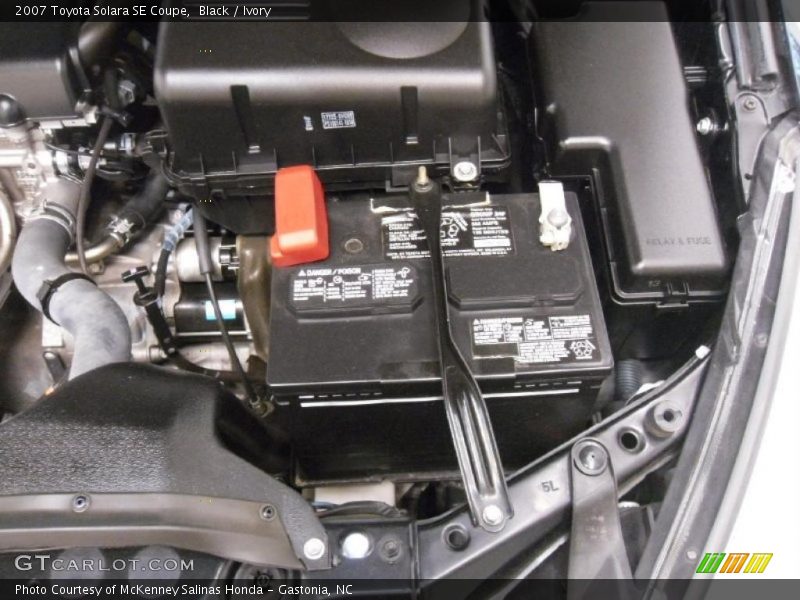 Black / Ivory 2007 Toyota Solara SE Coupe