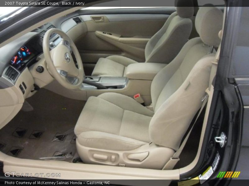 Black / Ivory 2007 Toyota Solara SE Coupe
