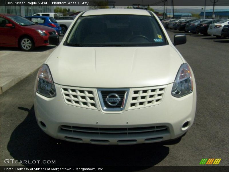 Phantom White / Gray 2009 Nissan Rogue S AWD