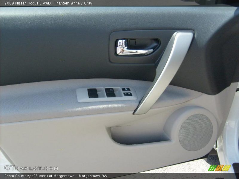Phantom White / Gray 2009 Nissan Rogue S AWD