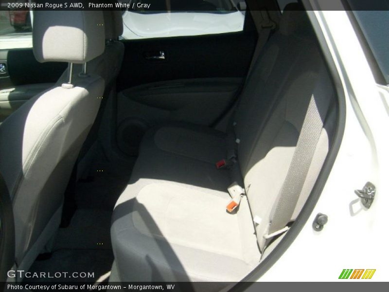 Phantom White / Gray 2009 Nissan Rogue S AWD