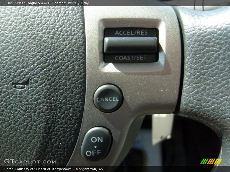 Phantom White / Gray 2009 Nissan Rogue S AWD