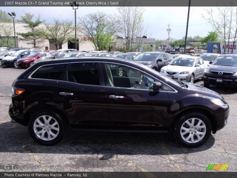 Black Cherry Mica / Sand 2007 Mazda CX-7 Grand Touring AWD