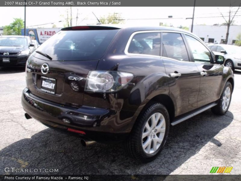 Black Cherry Mica / Sand 2007 Mazda CX-7 Grand Touring AWD