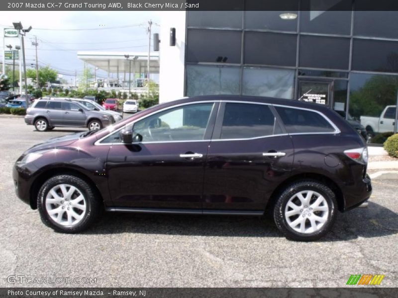Black Cherry Mica / Sand 2007 Mazda CX-7 Grand Touring AWD
