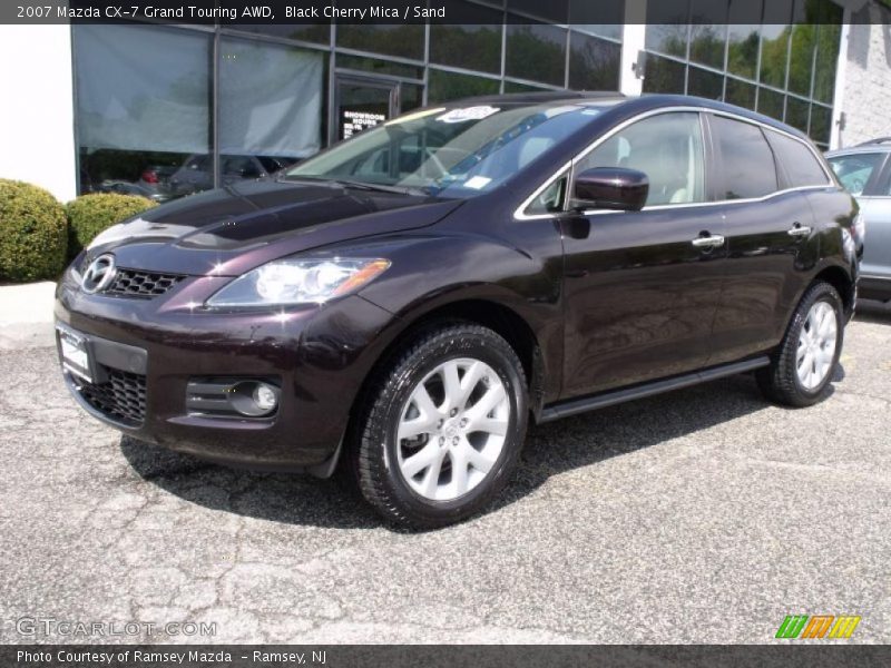 Black Cherry Mica / Sand 2007 Mazda CX-7 Grand Touring AWD