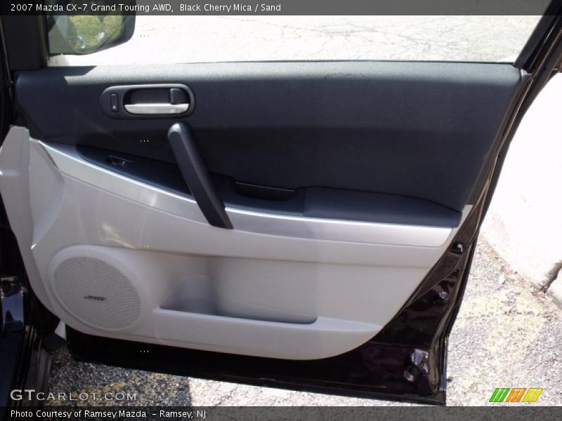 Black Cherry Mica / Sand 2007 Mazda CX-7 Grand Touring AWD