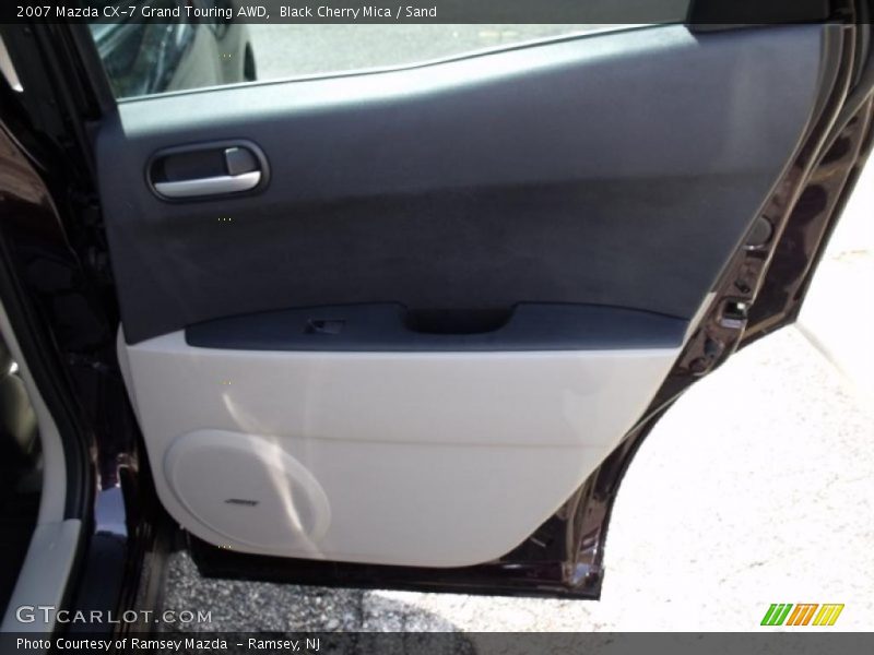 Black Cherry Mica / Sand 2007 Mazda CX-7 Grand Touring AWD