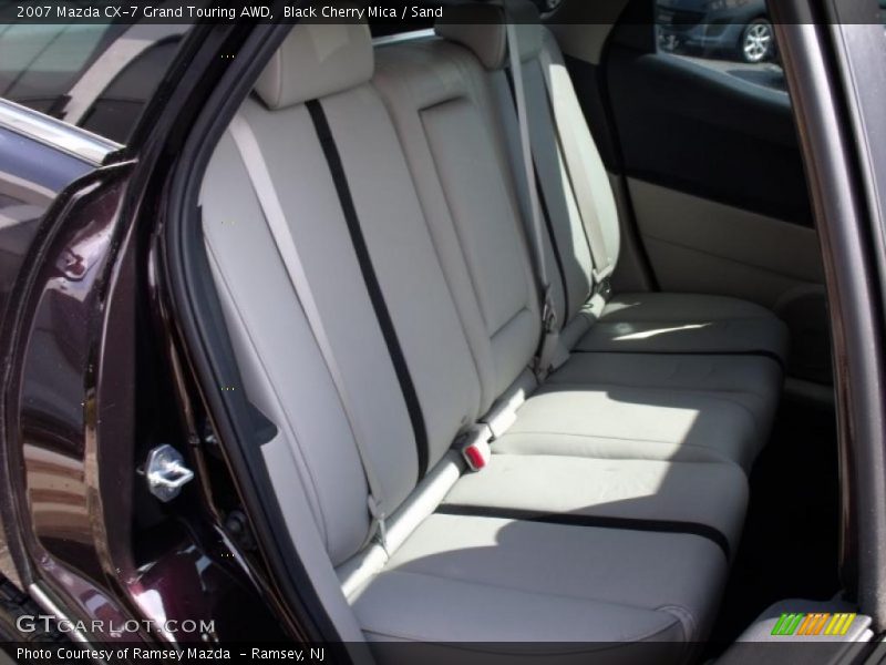 Black Cherry Mica / Sand 2007 Mazda CX-7 Grand Touring AWD