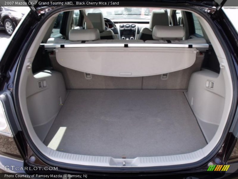 Black Cherry Mica / Sand 2007 Mazda CX-7 Grand Touring AWD