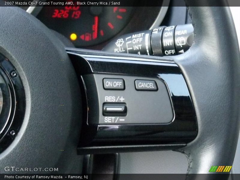 Black Cherry Mica / Sand 2007 Mazda CX-7 Grand Touring AWD