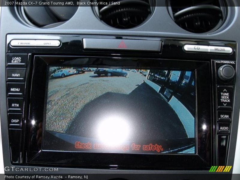 Black Cherry Mica / Sand 2007 Mazda CX-7 Grand Touring AWD