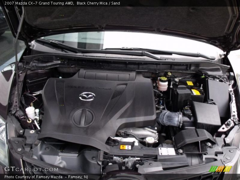 Black Cherry Mica / Sand 2007 Mazda CX-7 Grand Touring AWD