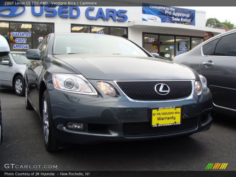 Verdigris Mica / Cashmere 2007 Lexus GS 350 AWD