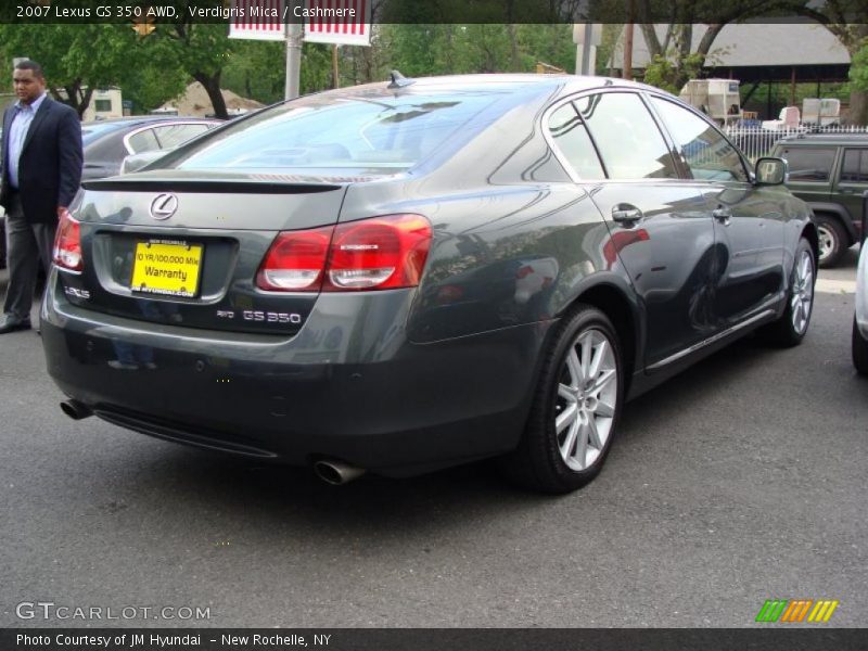Verdigris Mica / Cashmere 2007 Lexus GS 350 AWD