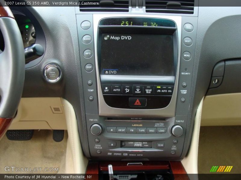 Verdigris Mica / Cashmere 2007 Lexus GS 350 AWD