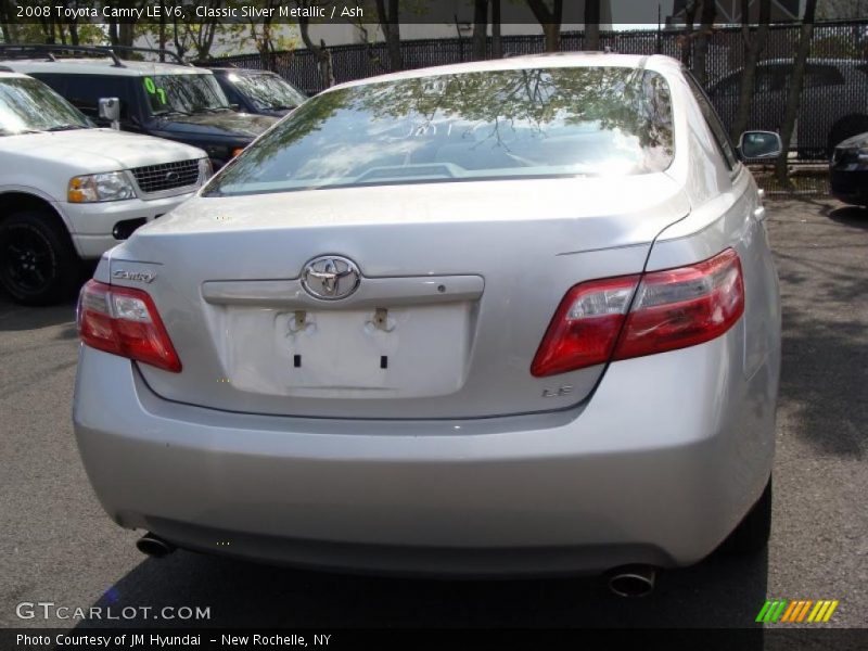 Classic Silver Metallic / Ash 2008 Toyota Camry LE V6