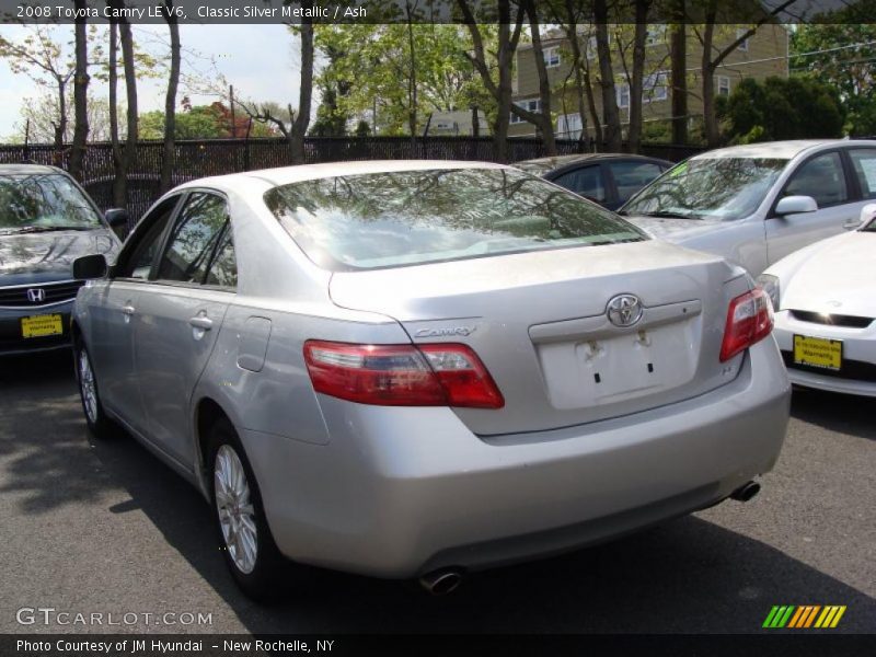 Classic Silver Metallic / Ash 2008 Toyota Camry LE V6