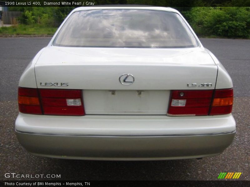 Diamond White Pearl / Gray 1998 Lexus LS 400