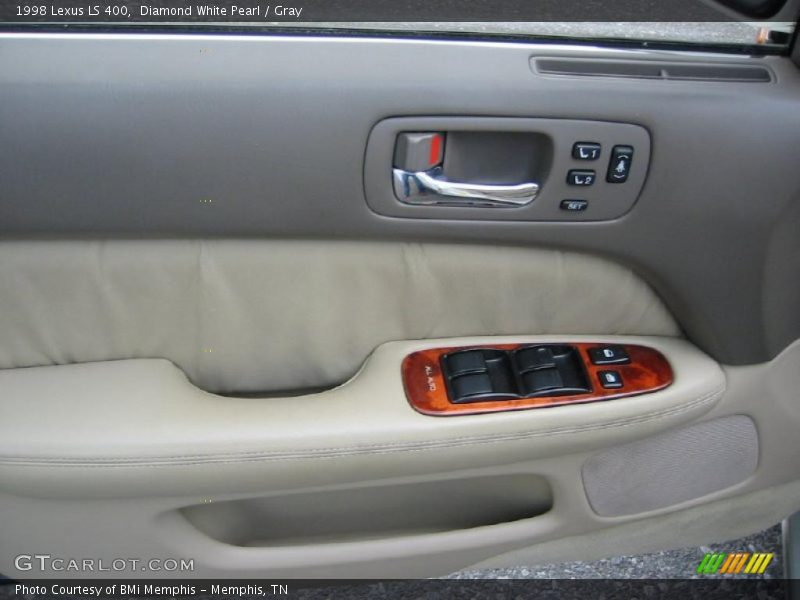 Diamond White Pearl / Gray 1998 Lexus LS 400