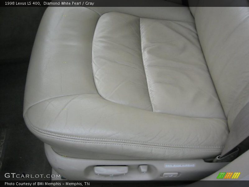 Diamond White Pearl / Gray 1998 Lexus LS 400
