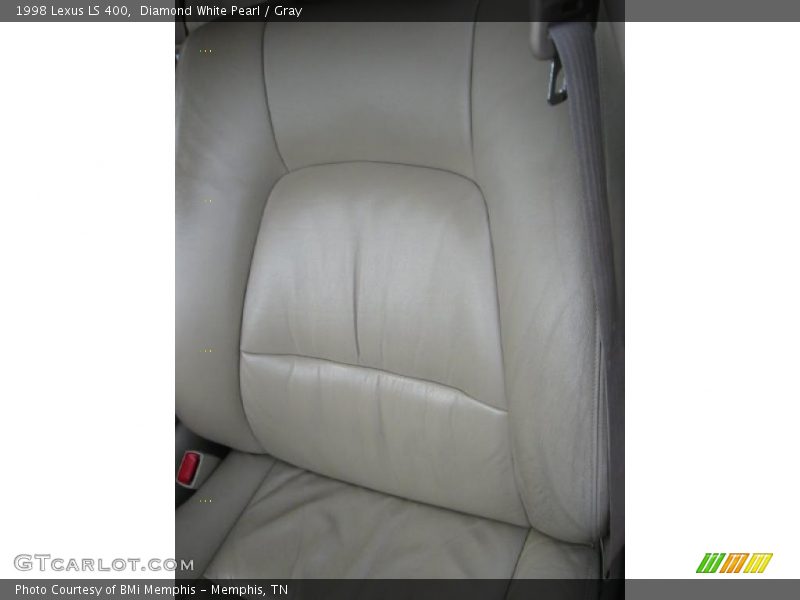 Diamond White Pearl / Gray 1998 Lexus LS 400