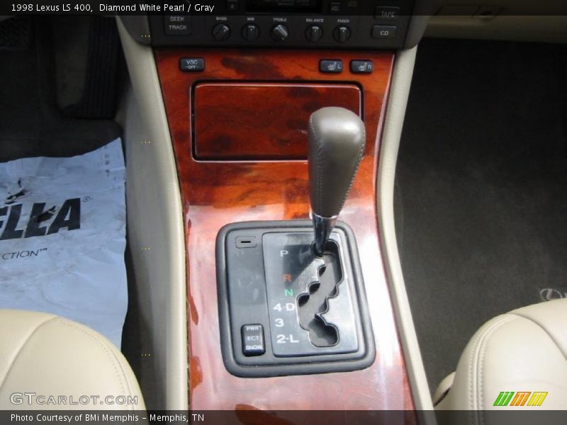 Diamond White Pearl / Gray 1998 Lexus LS 400