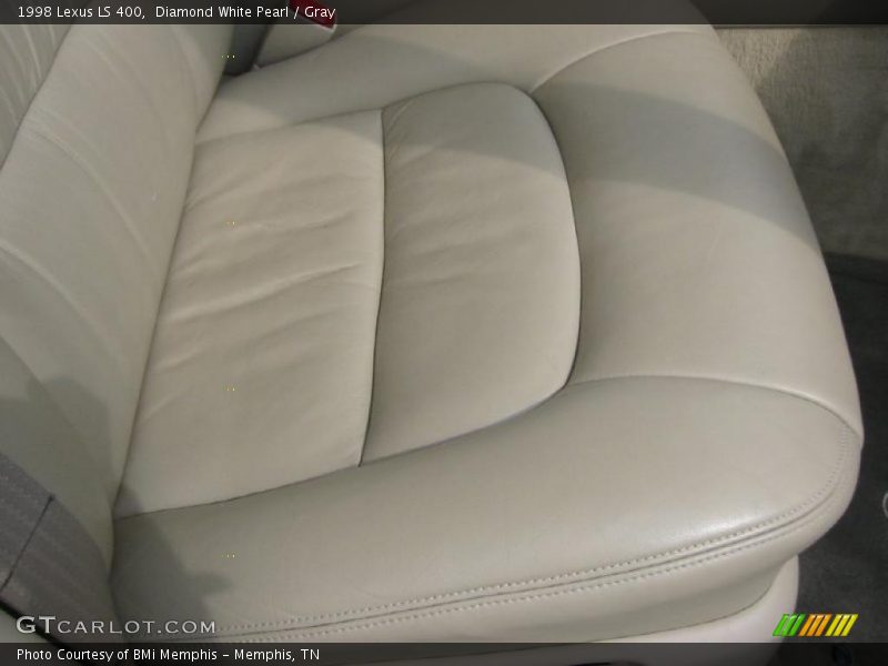 Diamond White Pearl / Gray 1998 Lexus LS 400