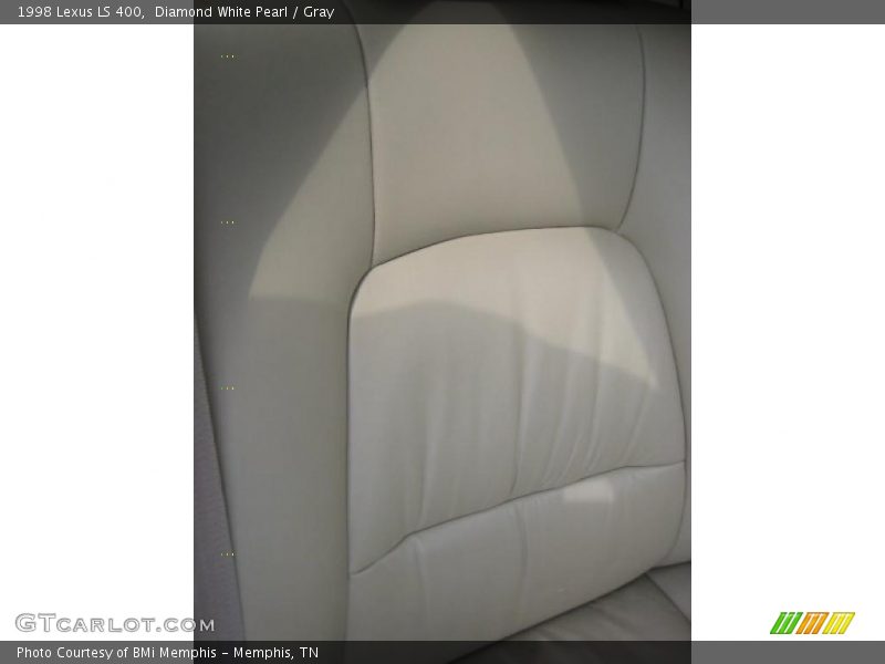 Diamond White Pearl / Gray 1998 Lexus LS 400