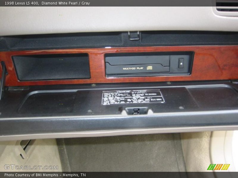 Diamond White Pearl / Gray 1998 Lexus LS 400