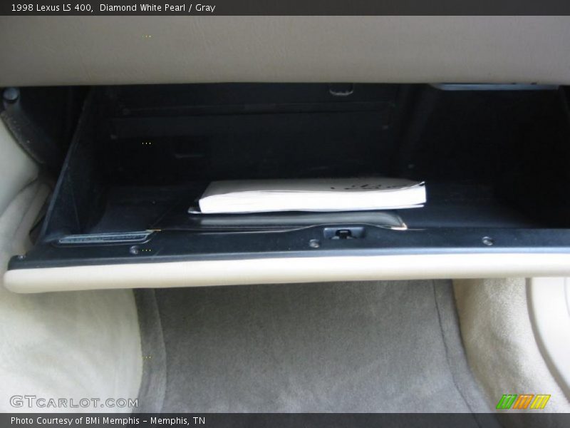 Diamond White Pearl / Gray 1998 Lexus LS 400
