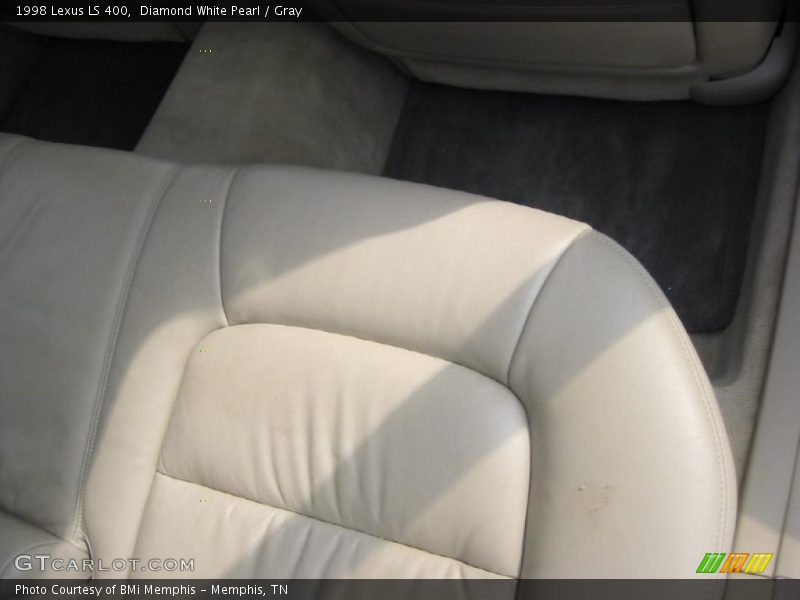 Diamond White Pearl / Gray 1998 Lexus LS 400