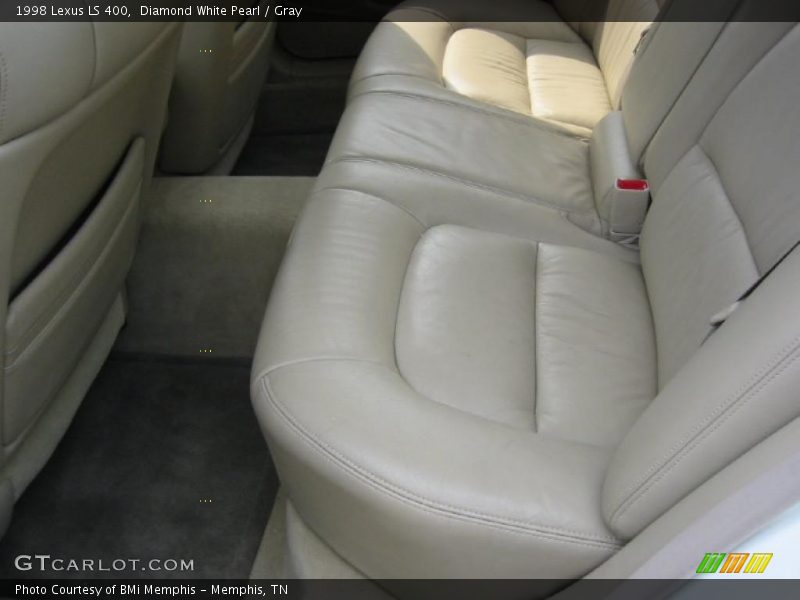 Diamond White Pearl / Gray 1998 Lexus LS 400
