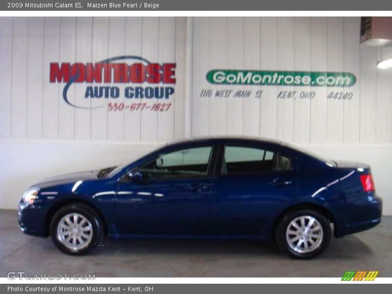 Maizen Blue Pearl / Beige 2009 Mitsubishi Galant ES