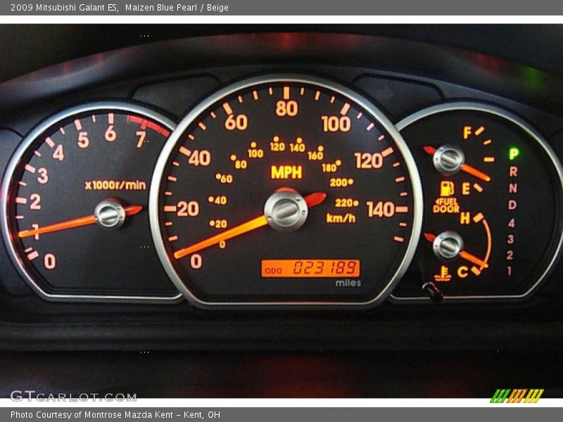 Maizen Blue Pearl / Beige 2009 Mitsubishi Galant ES