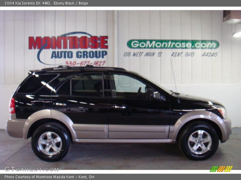 Ebony Black / Beige 2004 Kia Sorento EX 4WD