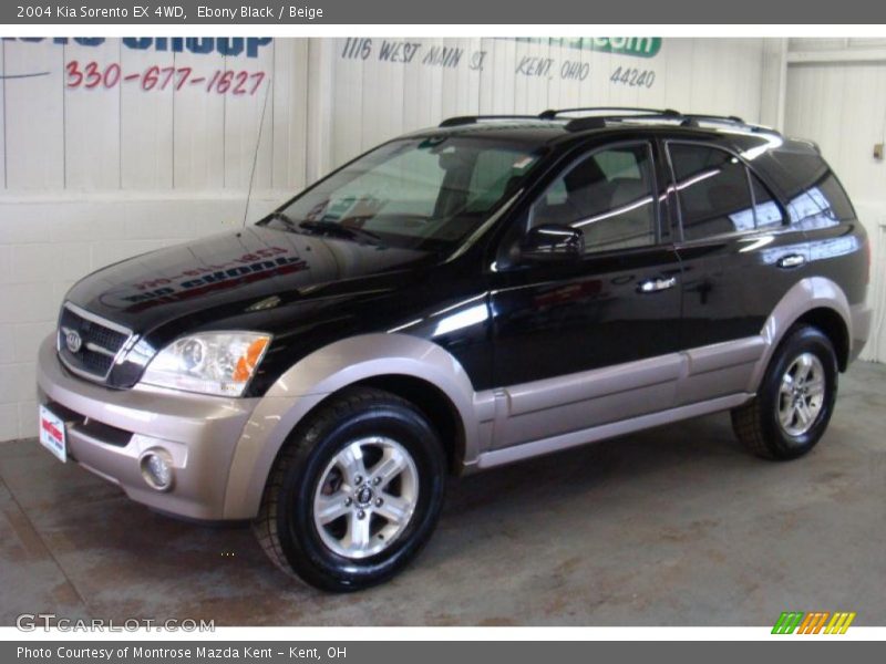 Ebony Black / Beige 2004 Kia Sorento EX 4WD