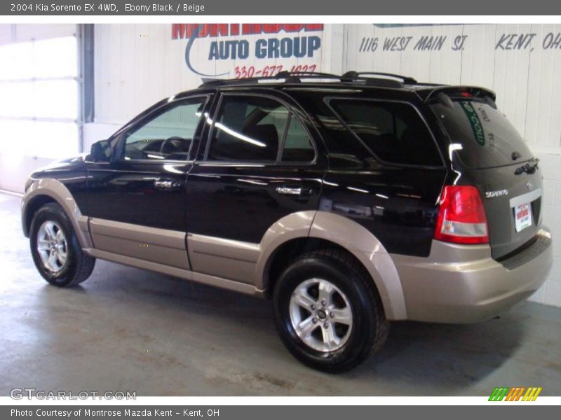 Ebony Black / Beige 2004 Kia Sorento EX 4WD