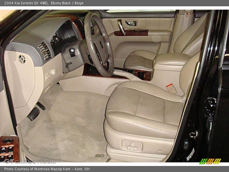 Ebony Black / Beige 2004 Kia Sorento EX 4WD