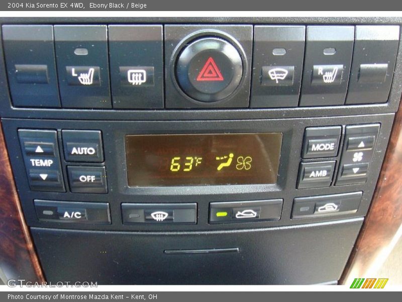 Ebony Black / Beige 2004 Kia Sorento EX 4WD