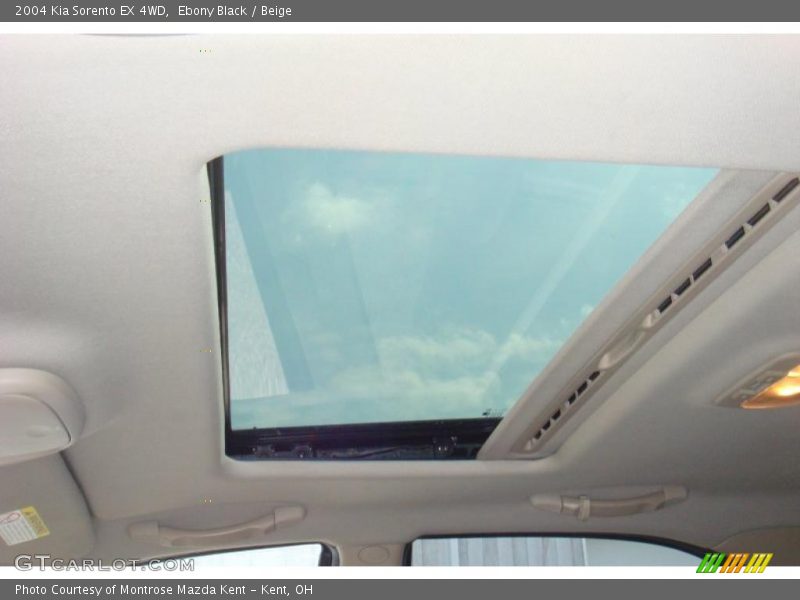 Ebony Black / Beige 2004 Kia Sorento EX 4WD