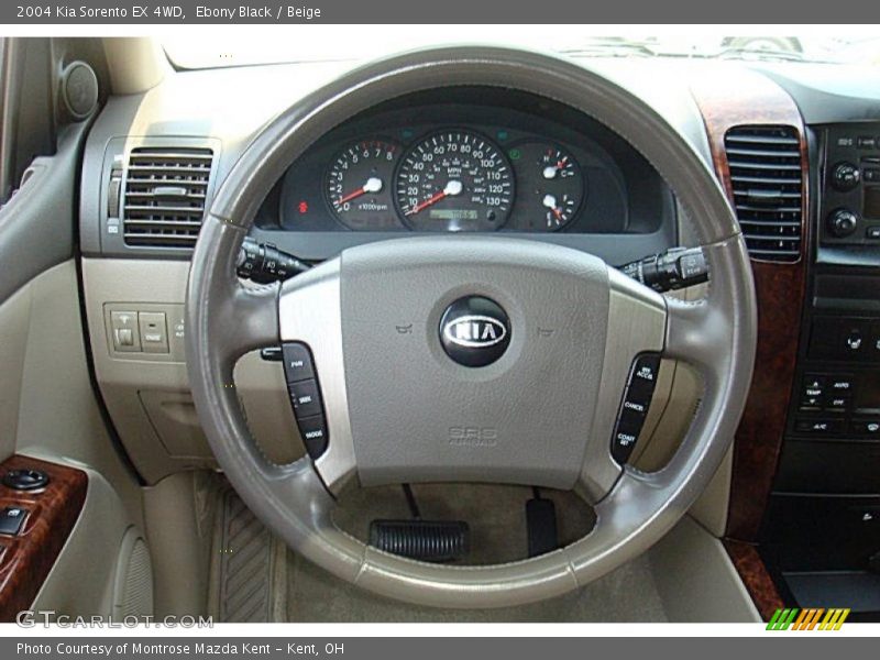 Ebony Black / Beige 2004 Kia Sorento EX 4WD