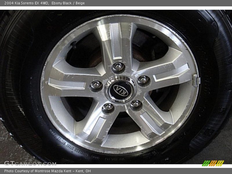 Ebony Black / Beige 2004 Kia Sorento EX 4WD