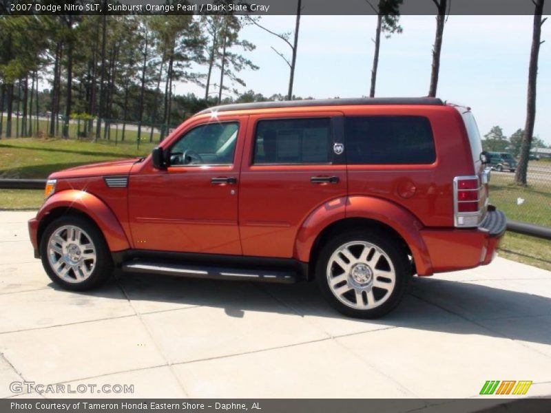 Sunburst Orange Pearl / Dark Slate Gray 2007 Dodge Nitro SLT