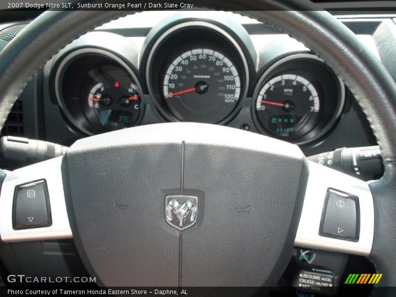 Sunburst Orange Pearl / Dark Slate Gray 2007 Dodge Nitro SLT