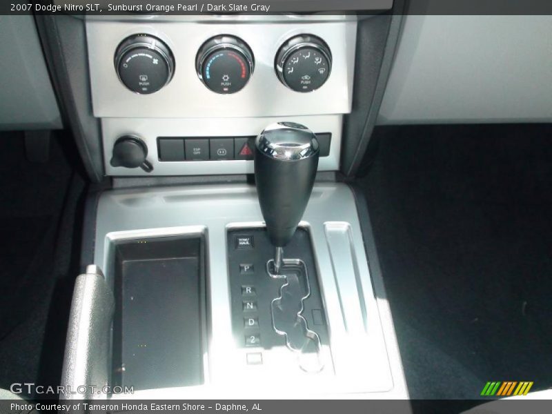 Sunburst Orange Pearl / Dark Slate Gray 2007 Dodge Nitro SLT