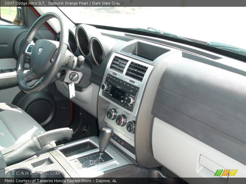 Sunburst Orange Pearl / Dark Slate Gray 2007 Dodge Nitro SLT