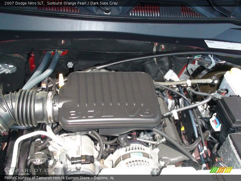 Sunburst Orange Pearl / Dark Slate Gray 2007 Dodge Nitro SLT