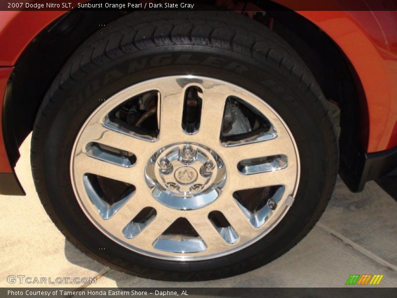 Sunburst Orange Pearl / Dark Slate Gray 2007 Dodge Nitro SLT