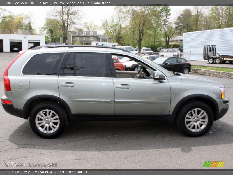 Willow Green Metallic / Sandstone 2008 Volvo XC90 3.2 AWD